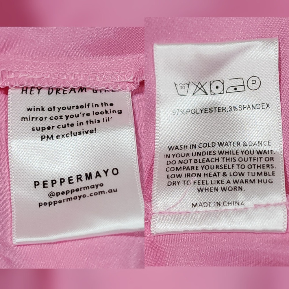 Peppermayo Maxi Slip Dress 8 Noir Symphony Pink Halter Satin Backless Formal NEW - Picture 6 of 13